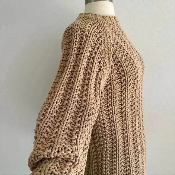 VINTAGE J. CREW HAND KNIT CHUNKY KNIT SWEATER S - Picture 2 of 10
